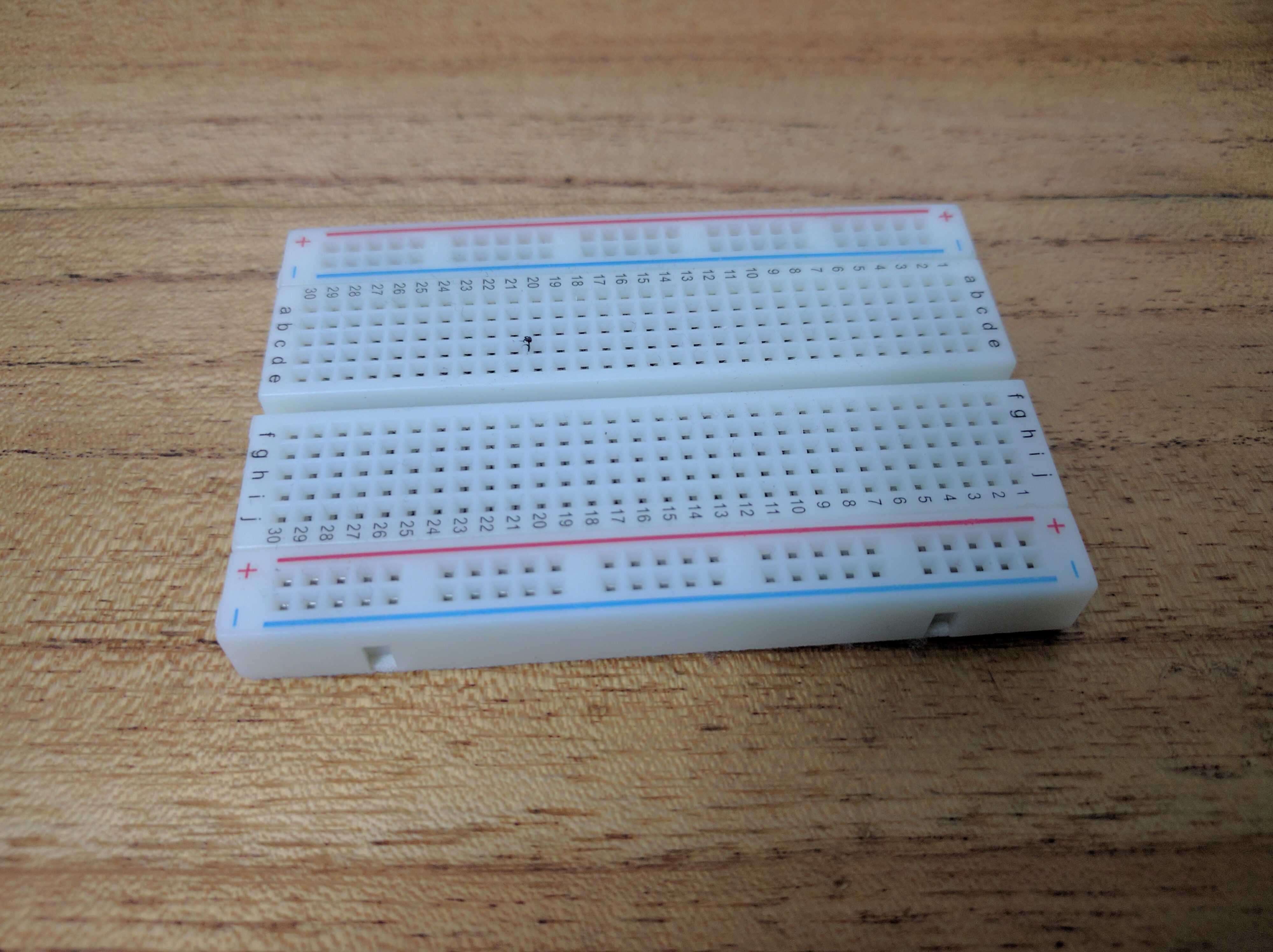 A breadboard